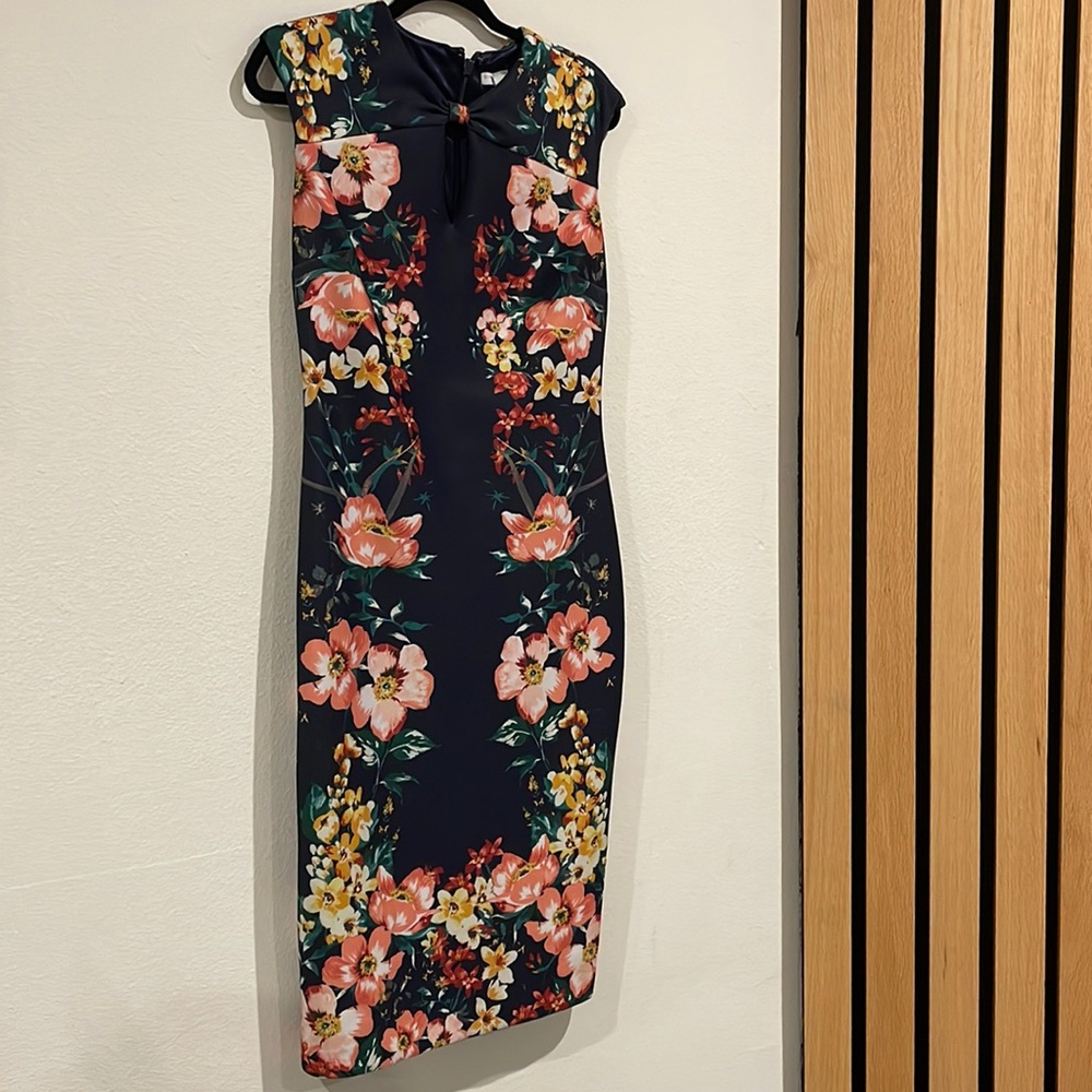 Blue Foral New York & Company Dress